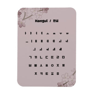 Hangul / 한글 magneet