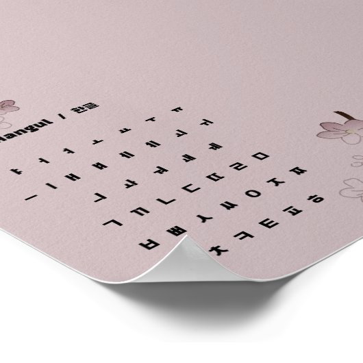 Hangul / 한글 poster (Hoek)