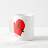 Hangul Heart beroemd gemaakt door Korean Koffiemok (Voorkant links)