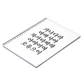 Hangul Spiral Photo Notitieboek (Linkerzijde)