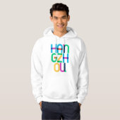 Hangzhou China Pop Art Letters Hoodie (Voorkant volledig)