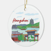 Hangzhou Keramisch Ornament (Links)