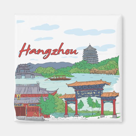 Hangzhou Magneet (Voorkant)
