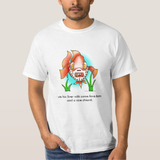 Hanibal, ik heb zijn lever opgegeten met een fava. t-shirt