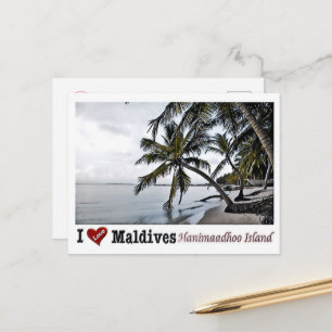 Hanimadhoo Island - Maldiven I Love - Briefkaart
