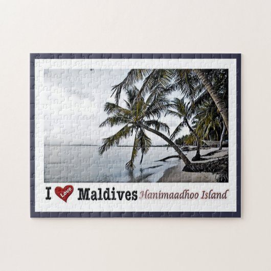 Hanimadhoo Island - Maldiven I Love - Legpuzzel (Horizontaal)