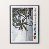 Hanimadhoo Island - Maldiven I Love - Legpuzzel (Verticaal)