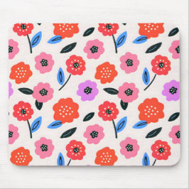 Hanjiao met bloemenpatroon muismat