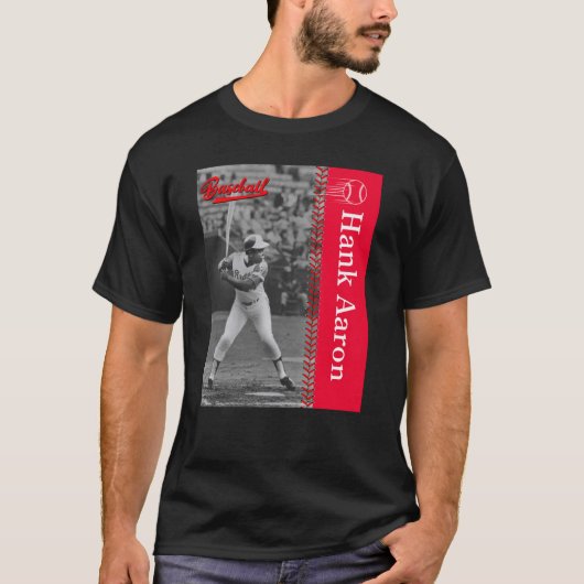 Hank Aaron_Baseball_001 T-shirt (Voorkant)