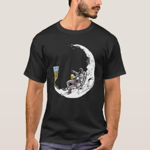 Hank de astronaut die tv kijkt t-shirt