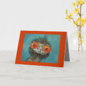 Hank de Emu-kaart Kaart (Gele Bloem)