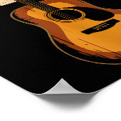 Hank Folk Style Line Dancing Western Country Music Poster (Hoek)