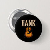 Hank Folk Style Line Dancing Western Country Music Ronde Button 5,7 Cm (Voorkant /achterkant)