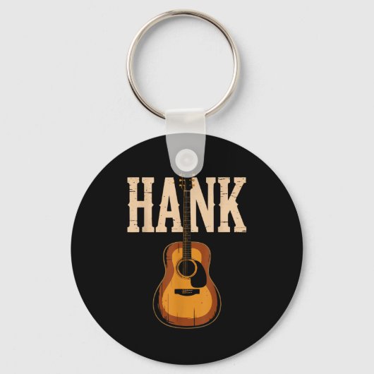 Hank Folk Style Line Dancing Western Country Music Sleutelhanger (Voorkant)