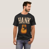 Hank Folk Style Line Dancing Western Country Music T-shirt (Voorkant volledig)