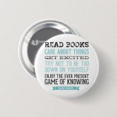 Hank Green Quote Ronde Button 5,7 Cm (Voorkant /achterkant)
