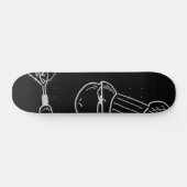 Hank long board persoonlijk skateboard (Horizontaal)