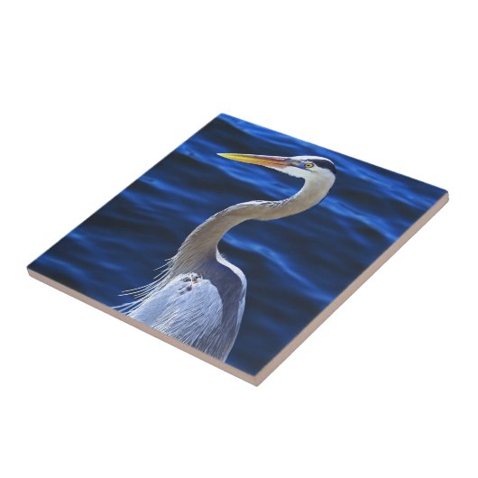 Hank the Heron Tegeltje (Zijkant)