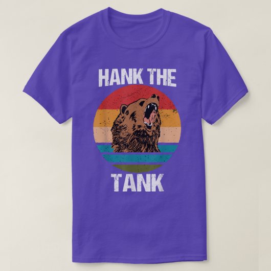 Hank The Tank Shirt Retro Beer (Design voorkant)