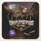 Hankapotamus Kartonnen Onderzetters (Voorkant)