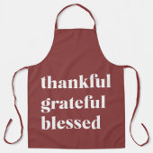 hankful Grateful Blessed Schort (Voorkant)