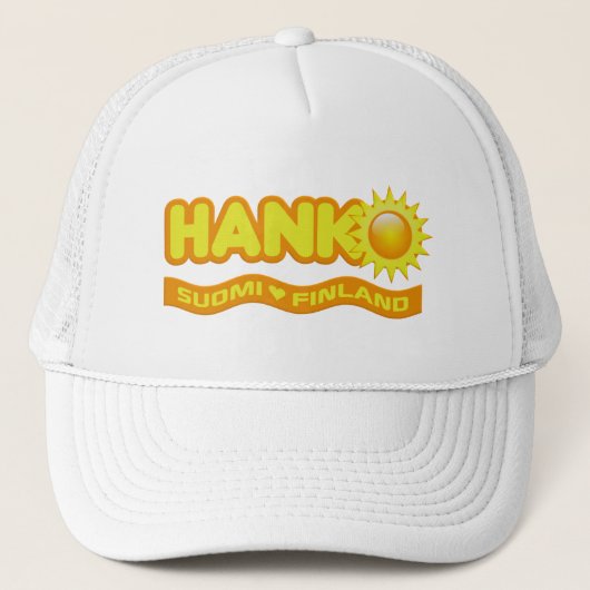 Hanko-pet - kies kleur trucker pet (Voorkant)