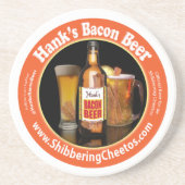 Hank's Bacon Beer Onderzetter (Voorkant)