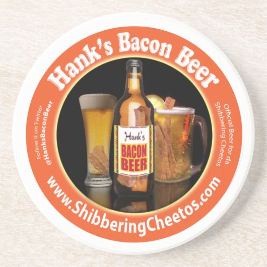 Hank's Bacon Beer Onderzetter (Voorkant)