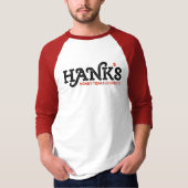 Hank's Honky Tonk 3/4 (Mannen) Red T-shirt (Voorkant)