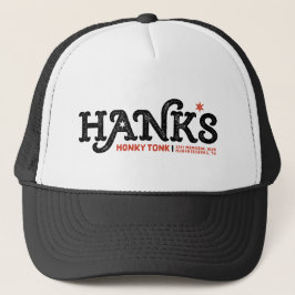 Hank's Honky Tonk Black Trucker Trucker Pet