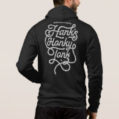 Hank's Honky Tonk (Mannen) Hoodie in Black (Achterkant)