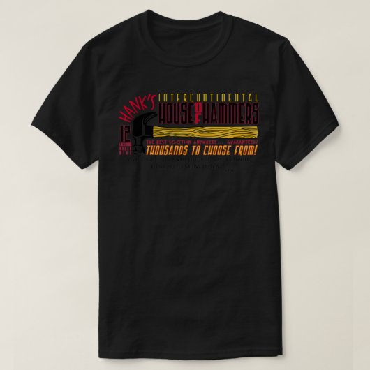 Hanks Intercontinental House of Hammers T-shirt (Design voorkant)