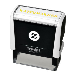 Hanky Code Self-Inking Stamp - Geel Zelfinktende Stempel