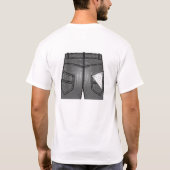 Hanky Code Witte Rechter T-shirt (Achterkant)