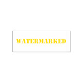 Hanky Code Zelfinkt Stempel - Geel (Design)