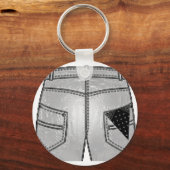 Hanky Code zwart, rechts Sleutelhanger (Voorkant)