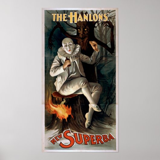 HANLON'S nieuwe superba VAUDEVILLE Act Poster (Voorkant)