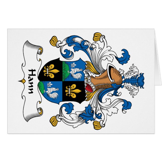 Hann Family Crest (Voorkant Horizontaal)