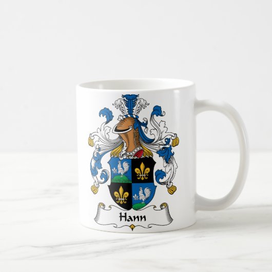 Hann Family Crest Koffiemok (Rechts)