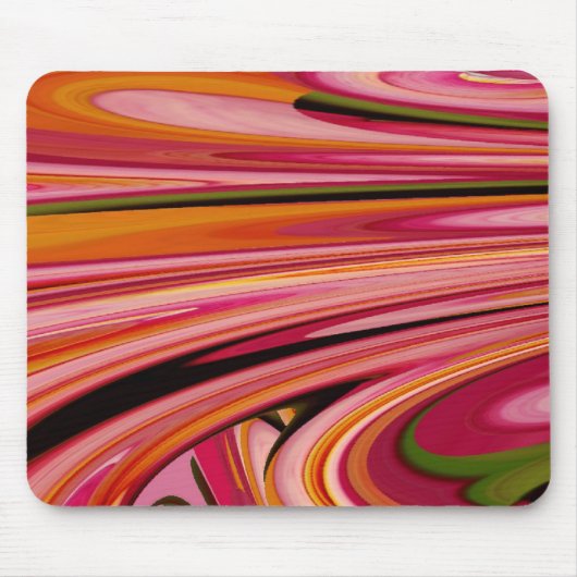 Hanna Pink Glow Mousepad Muismat (Voorkant)