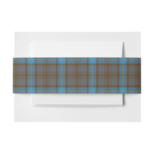 Hanna Schotse Tartan Belly Band Uitnodigingen Wikkel (Voorkant Voorbeeld)