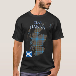 Hanna Scottish Clan Tartan Schotland T-shirt