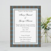 Hanna Scottish Wedding Invitation Kaart (Staand voorkant)