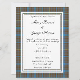 Hanna Scottish Wedding Invitation Kaart