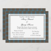 Hanna Scottish Wedding Invitation Kaart (Voorkant / Achterkant)