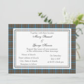 Hanna Scottish Wedding Invitation Kaart (Staand voorkant)