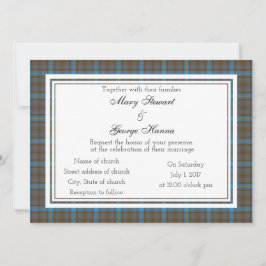 Hanna Scottish Wedding Invitation Kaart