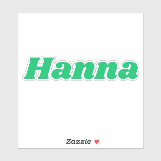 Hanna Sticker (Vel)