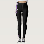 Hannah Add Jouw naam Flower Petals Leggings (Voorkant)