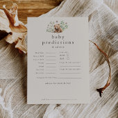 HANNAH  Baby voorspellingen Baby shower spel Kaart